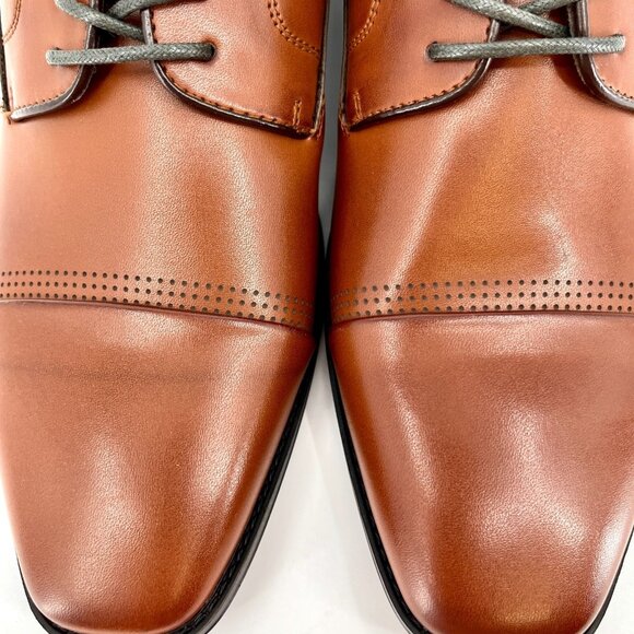 Unlisted by Kenneth Cole Men\'s Lesson Plan Oxfords - Cognac - Size 7M main image 14